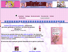 Tablet Screenshot of paillardes.com